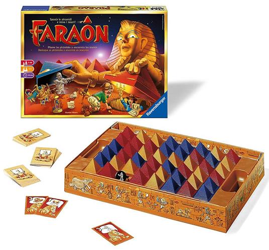 Ravensburger  Faraon, Gioco Da Tavolo, Da 1 A 5 Giocatori, 7+ Anni - 6