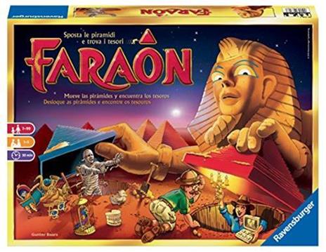 Ravensburger  Faraon, Gioco Da Tavolo, Da 1 A 5 Giocatori, 7+ Anni - 57