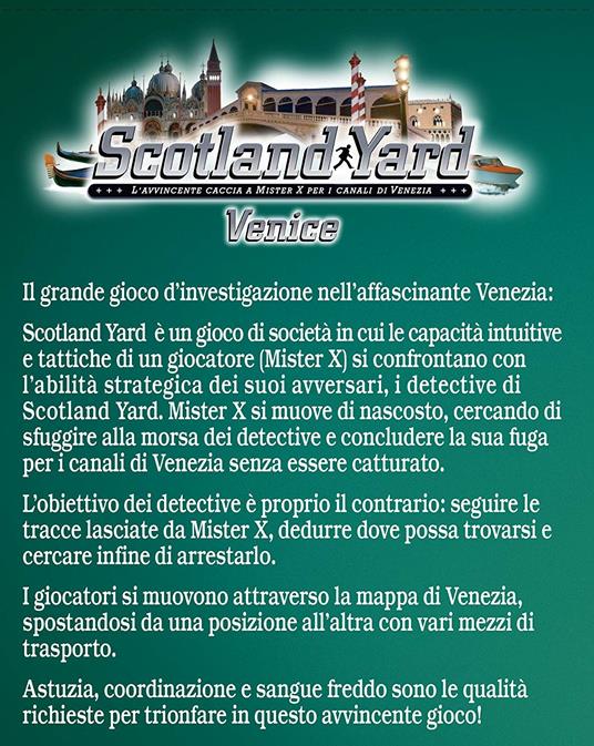 Ravensburger  Scotland Yard Venice, Gioco Da Tavolo, Da 2 a 6 Giocatori, 8+ Anni - 14