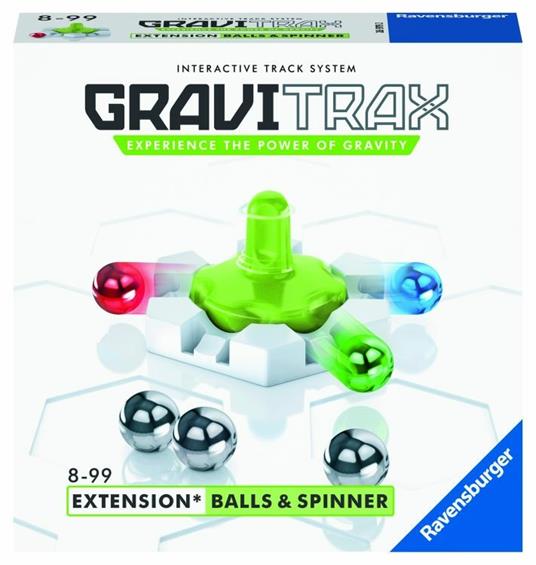 Ravensburger Gravitrax Balls & Spinner - Biglie e mulinello, Gioco Innovativo Ed Educativo Stem, 8+, Accessorio