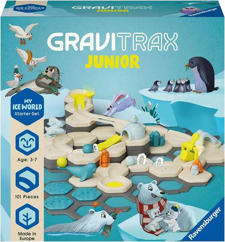GraviTrax Ravensburger 27060, set di biglie per bambini L Ice 27060, giochi educativi e di costruzione dai 3 anni in su - 3