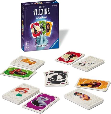 Ravensburger - Disney Villains, Gioco di Carte per tutta la famiglia, 8+ Anni - 3