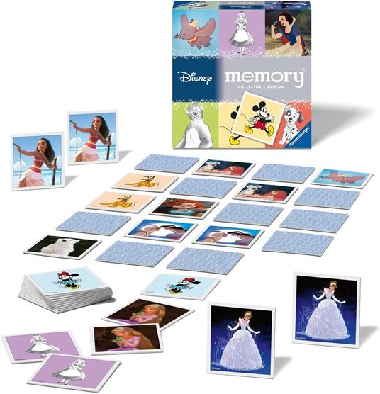 Ravensburger - Memory® Disney Classic Collector's Edition, 64 Tessere, Gioco Da Tavolo, 3+ Anni - 3