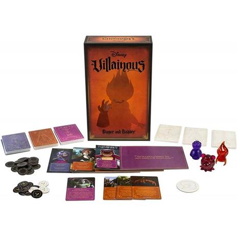 Ravensburger  Disney Villainous Bigger&Badder, Gioco Di Strategia, Gioco Da Tavolo 2-3 Giocatori, 10+ Anni - 2