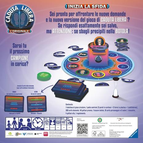 Ravensburger - Caduta Libera nuova edizione Gioco di Società, 2-4 giocatori, 14+ Anni - 4