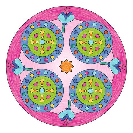 Ravensburger - Mandala Designer Midi, Lama, Gioco Creativo per Disegnare, Bambini 6+ Anni - 5