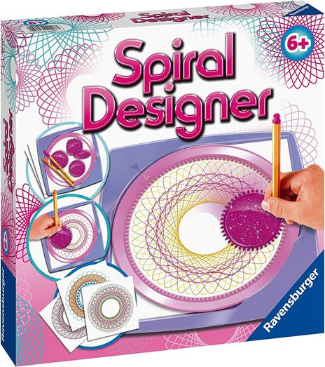 Ravensburger - Midi Spiral designer girls, Gioco Creativo per Disegnare, Bambini 6-12 Anni - 3