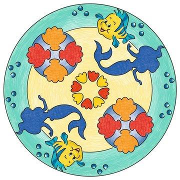 Mandala Designer Disney Princess Gioco Creativo Ravensburger (29702) - 10