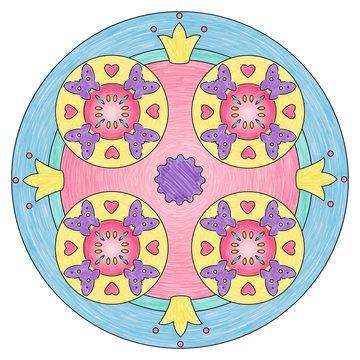 Ravensburger - Mandala Designer Unicorno, Gioco Creativo per Disegnare, Bambini 6+ Anni - 3