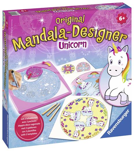 Ravensburger - Mandala Designer Unicorno, Gioco Creativo per Disegnare, Bambini 6+ Anni - 2