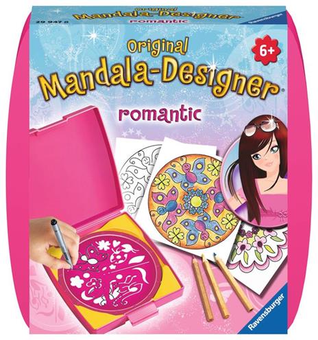 Mandala-Designer. Romantic. Ravensburger Romantic Mini Mandala spirografo per bambini