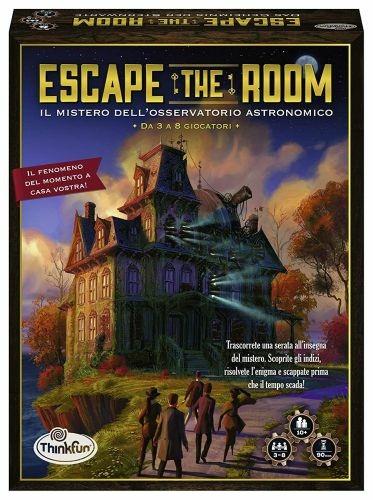 ThinkFun - Escape The Room: Il Mistero dell'Osservatorio, Gioco di Logica da Tavolo per Adulti, 3-8 Giocatori, Età 10+ Anni - 8