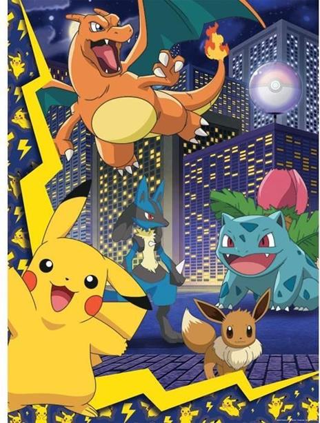 Nathan-POKEMON-Puzzle 150 pezzi - Pokémon Town - 2