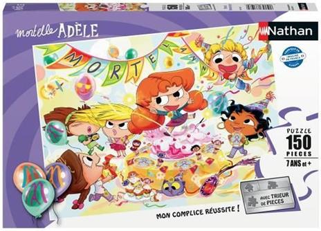 Nathan Mortel Compleanno Mortelle Adele Puzzle - NATHAN - 150 pezzi - Cartoni animati e fumetti - Bambino