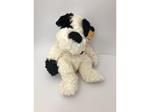 Althans Club - Peluche Cane Bianco E Nero Morbido 30Cm