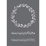 Rayher Stencil, Nylon, Grigio, unica