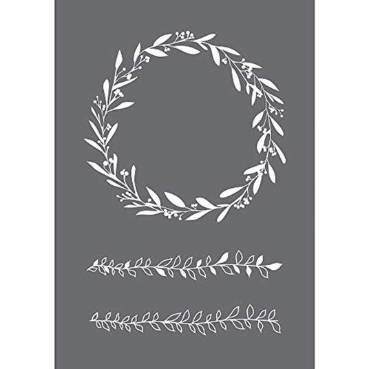 Rayher Stencil, Nylon, Grigio, unica