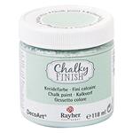 RAYHER HOBBY Chalky Finish Colore in Gesso, Verde (Jade), 118 ml