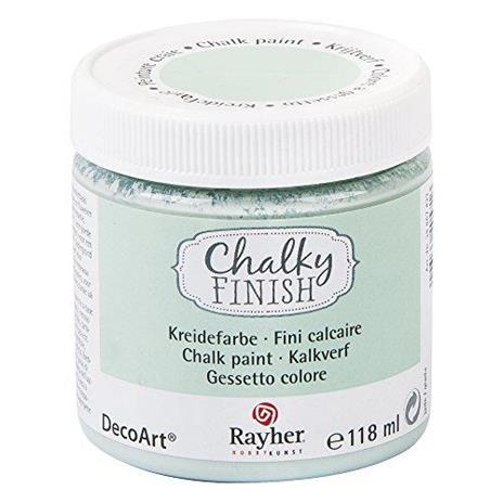 RAYHER HOBBY Chalky Finish Colore in Gesso, Verde (Jade), 118 ml