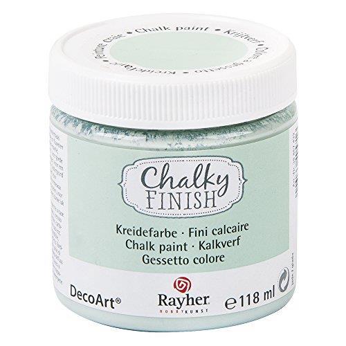 RAYHER HOBBY Chalky Finish Colore in Gesso, Verde (Jade), 118 ml