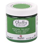 RAYHER HOBBY Chalky Finish Colore in Gesso, Verde (Evergreen), 118 ml