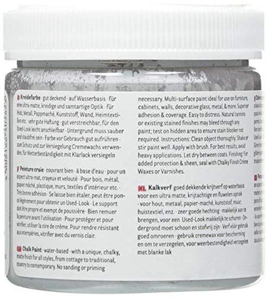 RAYHER HOBBY Chalky Finish Colore in Gesso, Grigio Pietra, 118 ml - 3