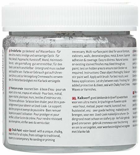 RAYHER HOBBY Chalky Finish Colore in Gesso, Grigio Pietra, 118 ml - 5