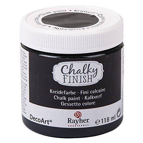 RAYHER HOBBY Chalky Finish Colore in Gesso, Legno di Ebano, 118 ml