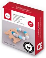 Kit fai da te - Massaggiagengive elefante blu