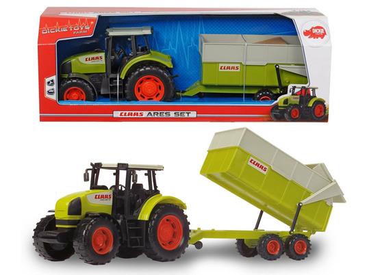 Dickie Toys. Dickie Trattore Claas Ares Set Cm. 57
