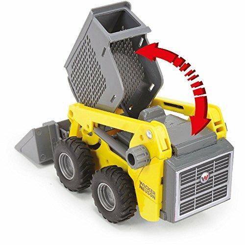 Dickie Toys. Kids Mate. Wacker Neuson. Scavatrice E Trivella Con Generatore Elettrico + Personaggio - 3