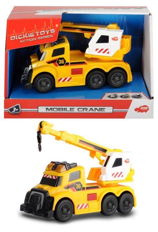 Dickie Toys. Action Series. Camion con Braccio Gru con Luci 15 Cm - 2