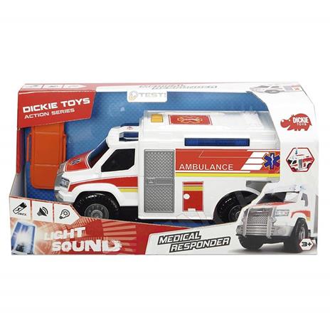 Dickie Toys. Action Series. Ambulanza Cm.30 Luci E Suoni - 8