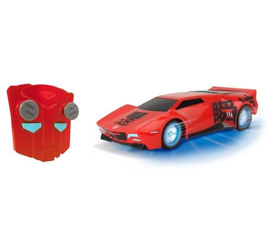Transformers. Turbo Racer Sideswipe 1:24 con Funzione Turbo, Cerchioni e Chassis con Luci e Radiocomando - 3
