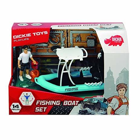 Dickie Toys. Playlife. Barca Da Pesca 1:24