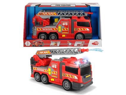 Dickie Toys. Action Series. Camion Dei Pompieri Cm. 36, Con Funzione Getto D'Acqua, Luci E Suoni