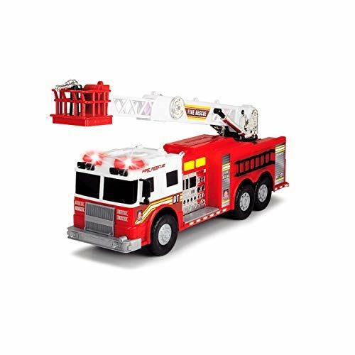 Dickie SOS Fire Brigade cm 62, luci, suoni, parti in movimento, spruzzacqua, accessori, try me