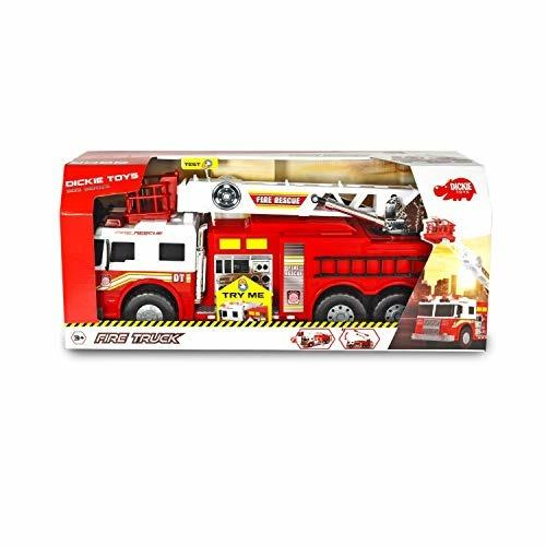 Dickie SOS Fire Brigade cm 62, luci, suoni, parti in movimento, spruzzacqua, accessori, try me - 2