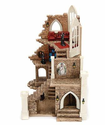 Harry Potter Torre di Grifondoro con due personaggi die cast esclusivi (Harry e Piton). Il playset misura 20x30x26 cm - 6