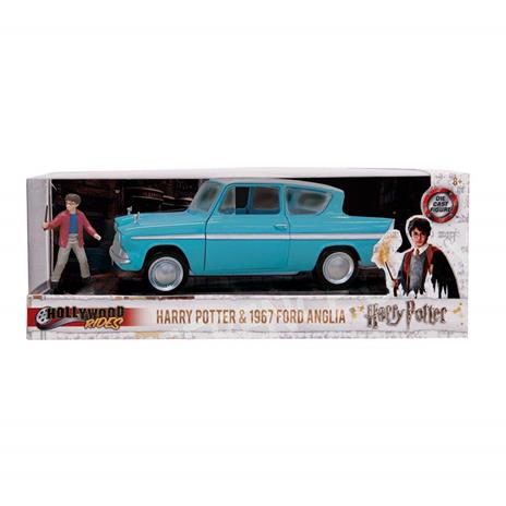Harry Potter Ford Anglia 1959 in scala 1:24 con personaggio di Harry in die cast