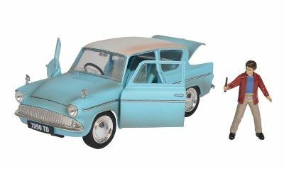 Harry Potter Ford Anglia 1959 in scala 1:24 con personaggio di Harry in die cast - 3