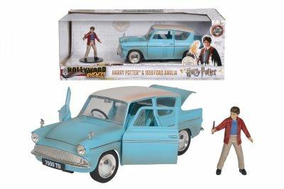 Harry Potter Ford Anglia 1959 in scala 1:24 con personaggio di Harry in die cast - 4