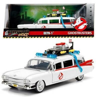 Ghostbusters. Ecto-1 In Scala 1.24 Die-Cast, Funzionamento A Ruota Libera, Parti Apribili - 6