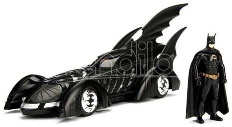 Dc Comics Batman Forever Batmovil Metal Car + Figura Set Jada Toys