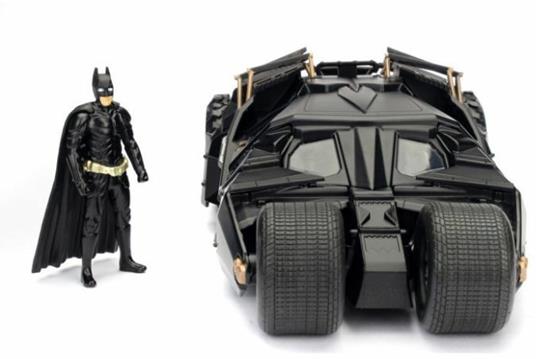 Batman. The Dark Knight Batmobile In Scala 1:24 Con Personaggio Die-Cast - 6