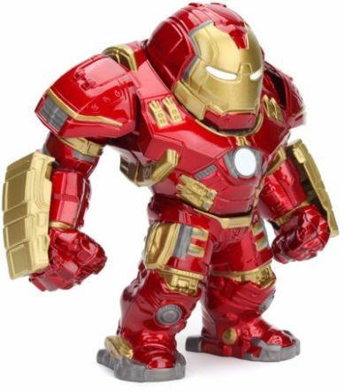 Marvel Doppio Personaggio di Iron Man con armatura Hulkbuster cm. 15 e Iron Man cm. 5, 100% die cast, lelmo si apre e si chiude - 6