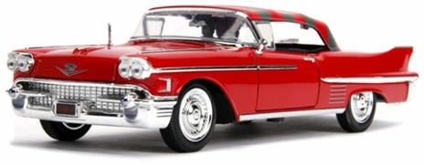 Nightmare Cadillac Serie 62 Del 1958 In Scala 1: 24 Con Personaggio Freddy Krueger Die-Cast - 3