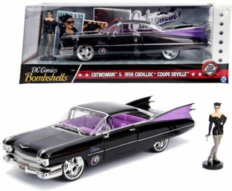 Hollywood Rides. DC Comics Bombshells: Cadillac del 1959 con Catwoman (Scala 1:24)