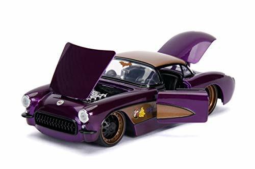 Dc Comics Batgirl 1957 Chevy In Scala 124 Die-Cast Con Personaggio Di Batgirl In Die Cast - 4