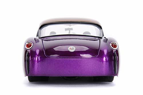 Dc Comics Batgirl 1957 Chevy In Scala 124 Die-Cast Con Personaggio Di Batgirl In Die Cast - 5